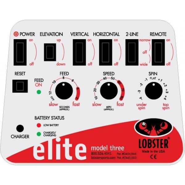 Теннисная пушка Lobster Elite 2 (аккумулятор)